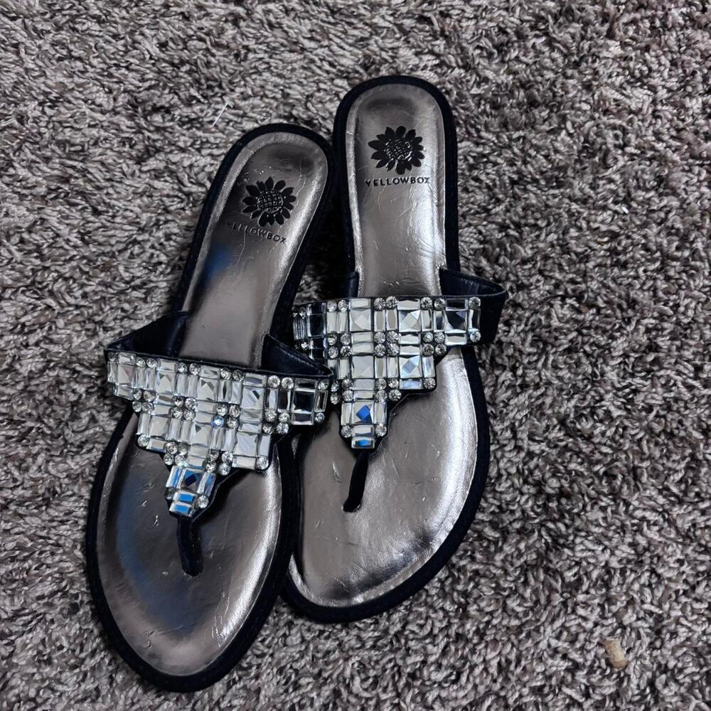 Y2k bling rhinestone platform wedge - Picture 4 of 4